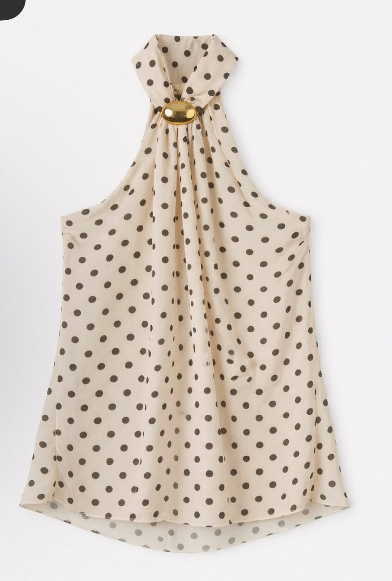 Polka dot top